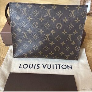 Discontinued | Louis Vuitton Poche Toilette 26 With Receipt, Box, and Bag